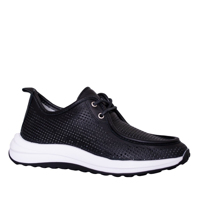 LORETTI Leather Carbone sport shoes