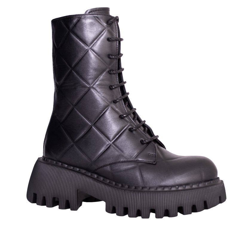 LORETTI Thick soled leather Carbone boots